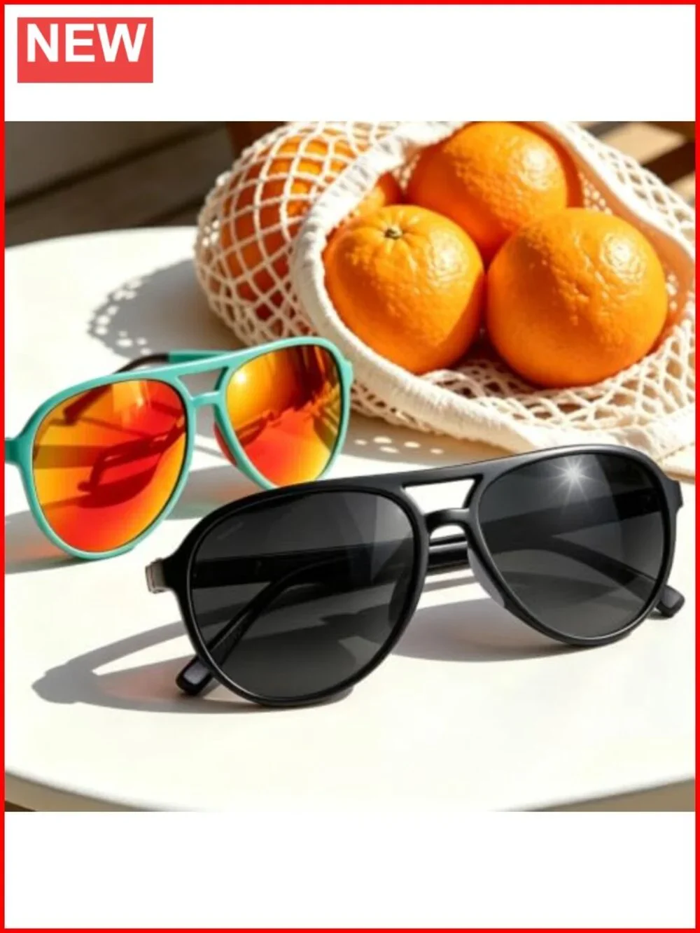Polarized Aviator Sunglasses UV400 Protection Sports Style Unisex